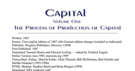 marx capital volume 1 pdf.